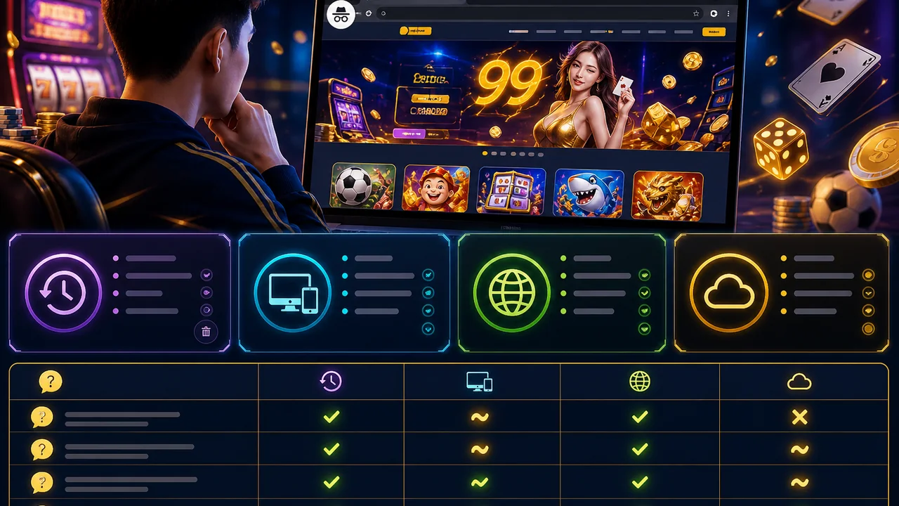 Ẩn danh có thật sự riêng tư khi vào 99win? Bảng hỏi đáp dễ hiểu