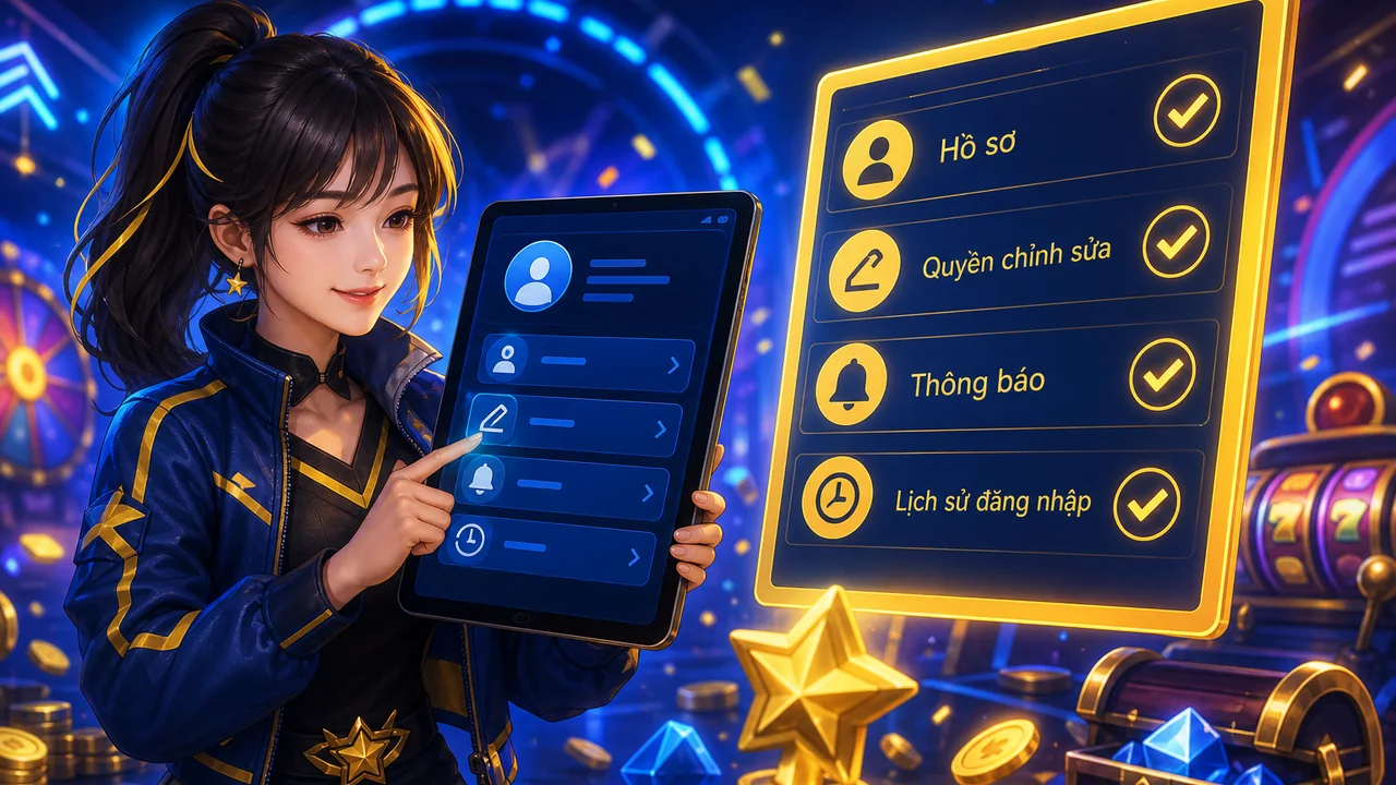 Checklist quyền riêng tư và cách kiểm tra cài đặt tài khoản 99win theo từng màn hình