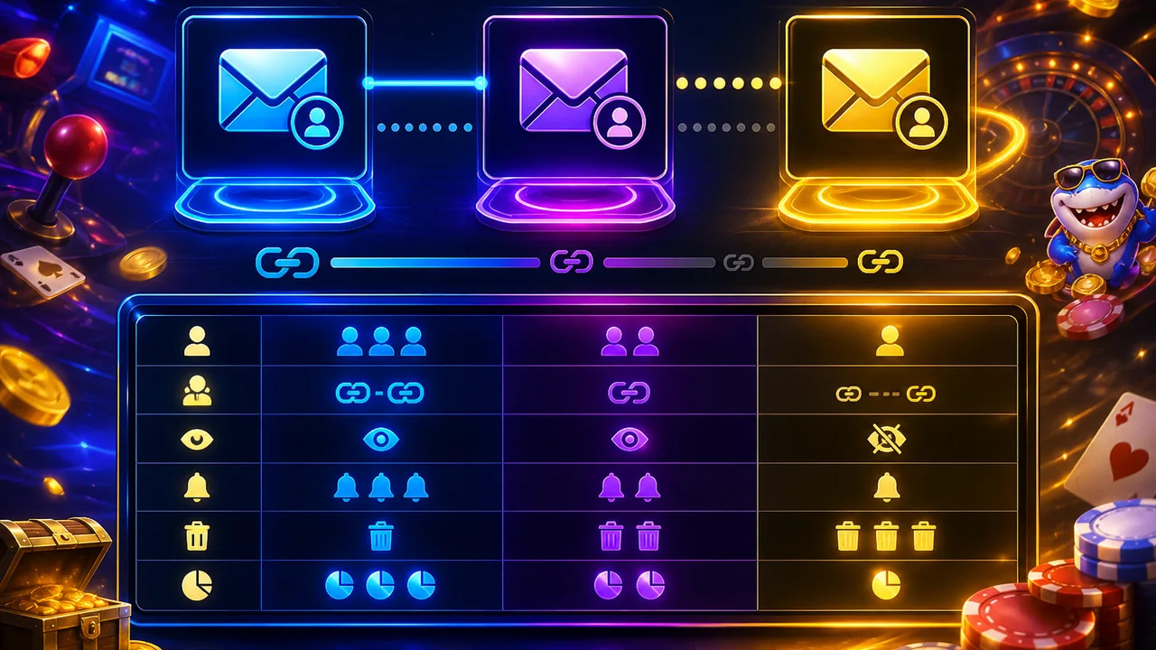 Chọn email nào để giữ quyền kiểm soát khi dùng 99win?